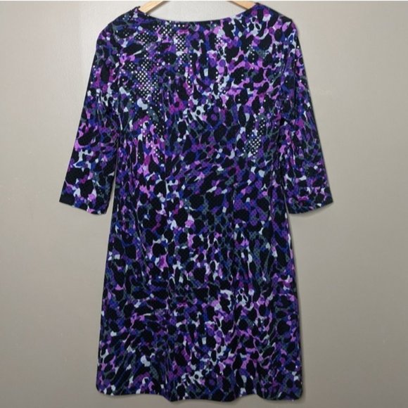 London Times Shimmery Cowl Neck Midi Dress - Picture 2 of 5